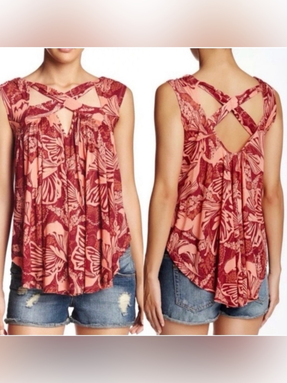 Free People Criss Cross Top